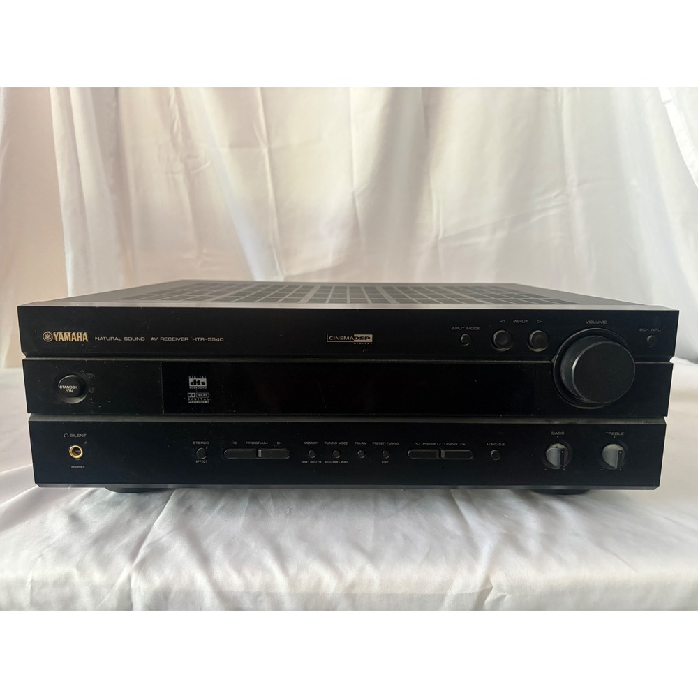Yamaha HTR-5540 Natural Sound AV Receiver Cinema DSP DTS Dolby Digital Black